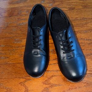 Weissman Black Kids Tap Shoes